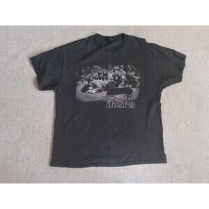The Doors Jim Morrison Winterland Shirt 2006 When You're Strange 21W x 26L Black